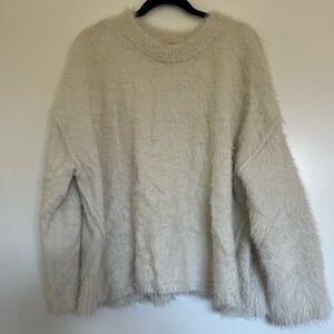 Free People Harrison Bunny Crew Sweater Top Size Medium